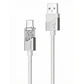 Cable USB-A a USB-C Philips DLC5031AW 1 mt Gris - Miniatura 1