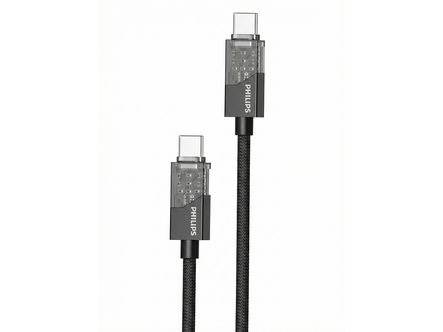 Cable USB-C a USB-C Philips 60w DLC5031CB 1 mt Negro 1