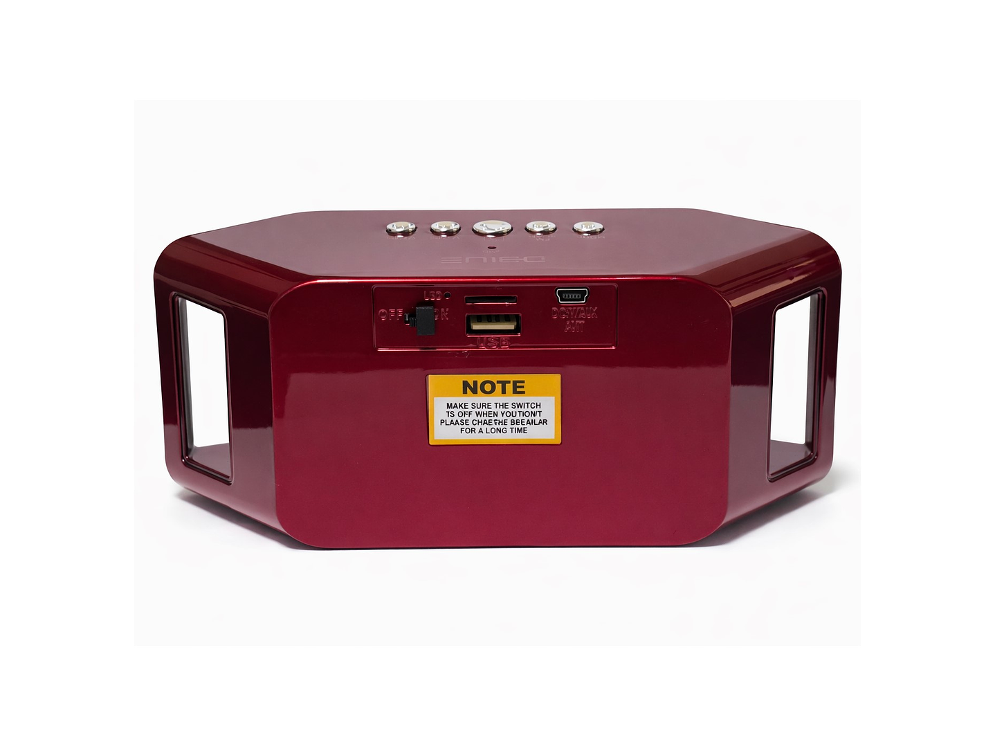 Parlante inalámbrico Portatil BT Rojo DBLUE DBS110 3