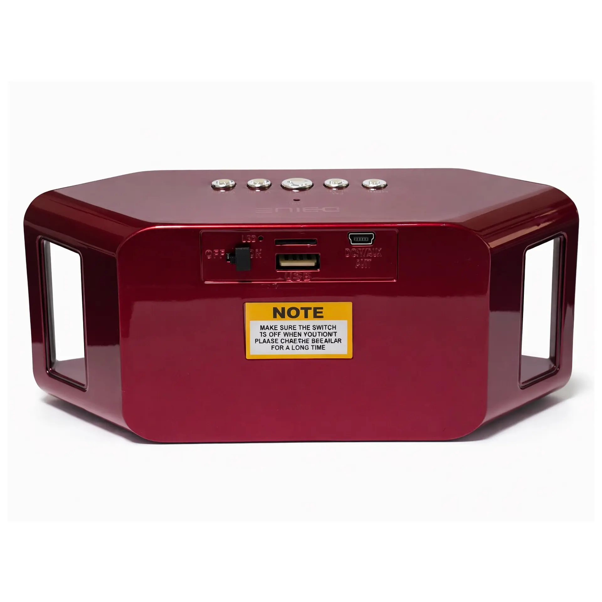 Parlante inalámbrico Portatil BT Rojo DBLUE DBS110 3