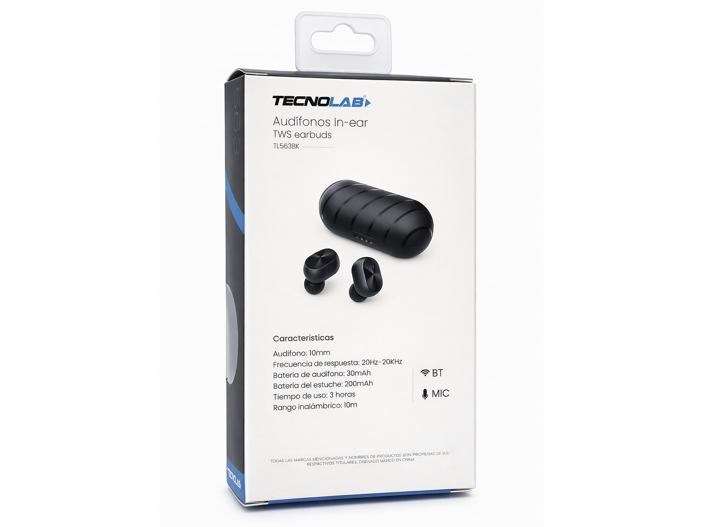 Audífonos Inalámbricos BT Tecnolab TL563BK 4