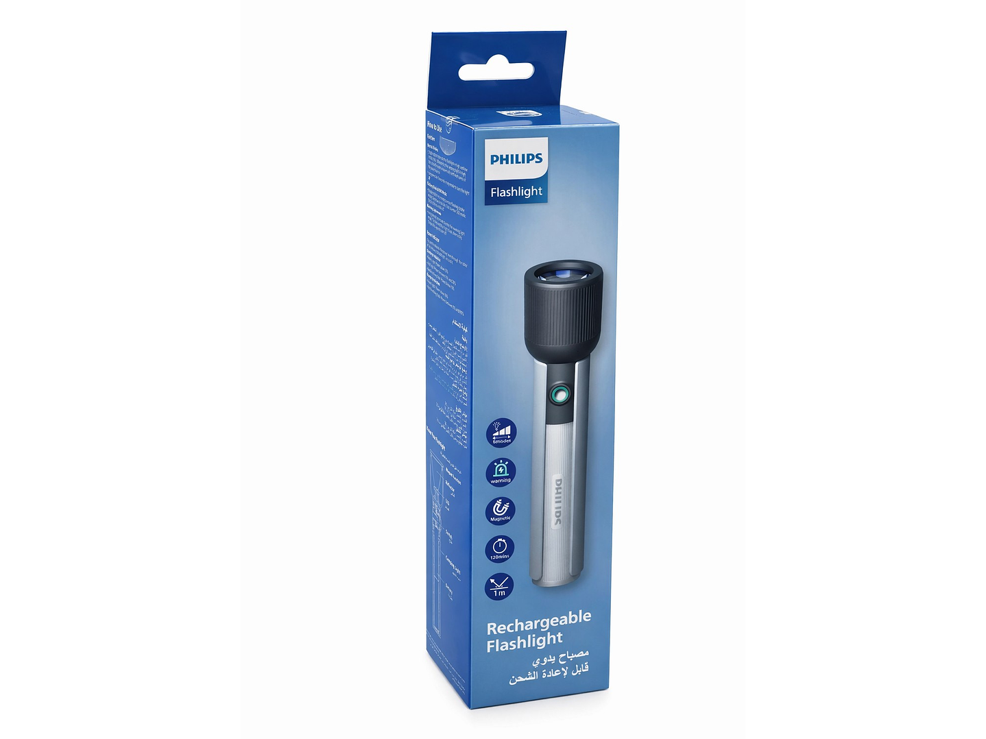 Linterna LED Recargable 400lm 3W SFL1183R/56/ Philips 2