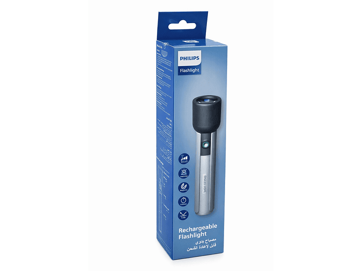 Linterna LED Recargable 400lm 3W SFL1183R/56/ Philips 2