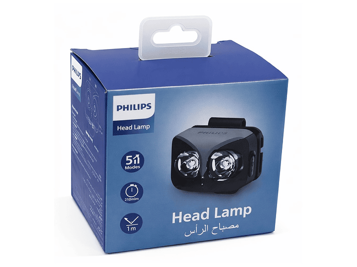 Linterna Frontal LED Recargable Philips 450Lm Sensor IR SFL3342RH/56 5