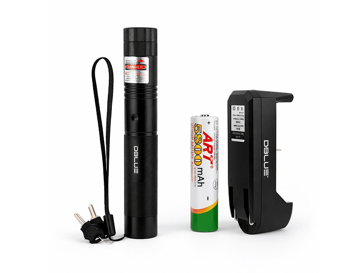 Kit Puntero Laser Rojo 1000mw con Batería y Cargador 2