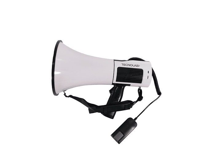 Megáfono Portátil Tecnolab TL852 Recargable BT 50w 400m 2