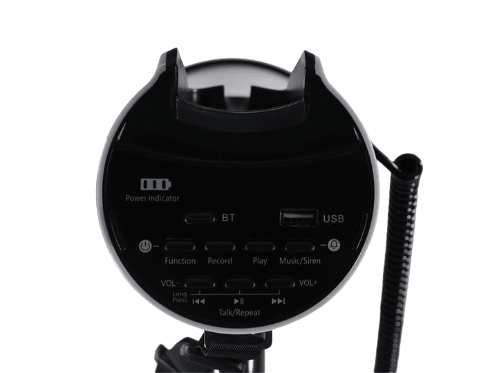 Megáfono Portátil Tecnolab TL852 Recargable BT 50w 400m 5