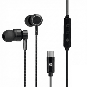 Audífonos Hp In-ear Dhh-1126 Usb-C Negro