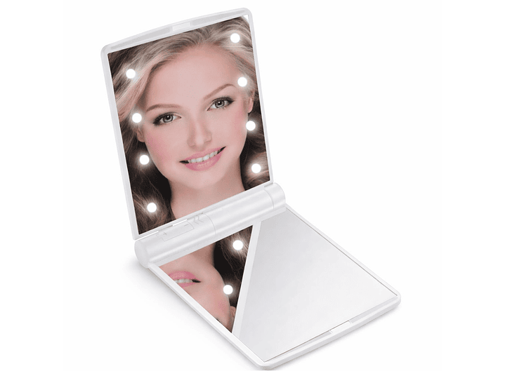 Espejo Compacto Plegable Vivitar MR350 8 Led 1