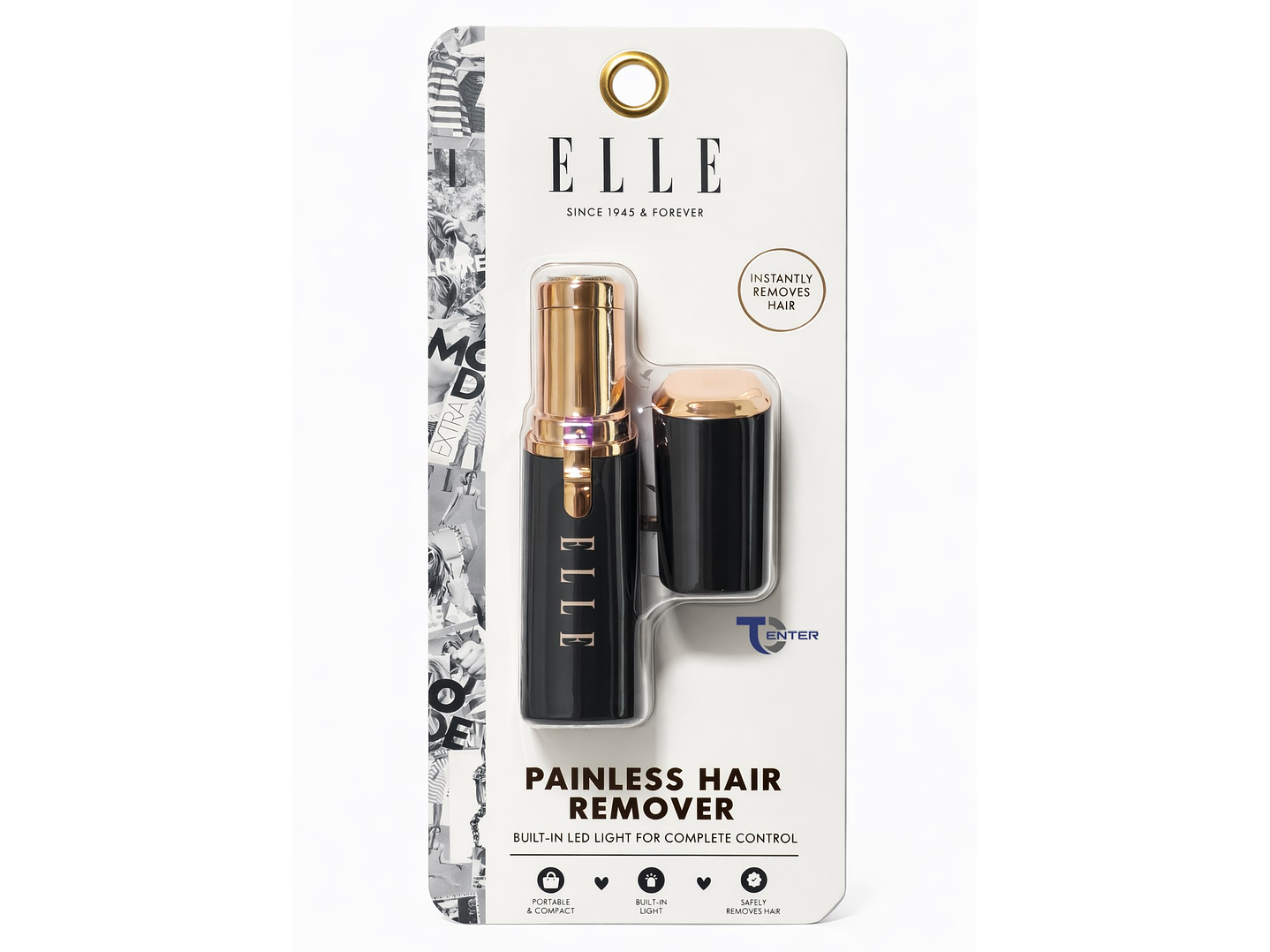 Depiladora de Vello Facial Sin Dolor Elle EL027 Negro 4