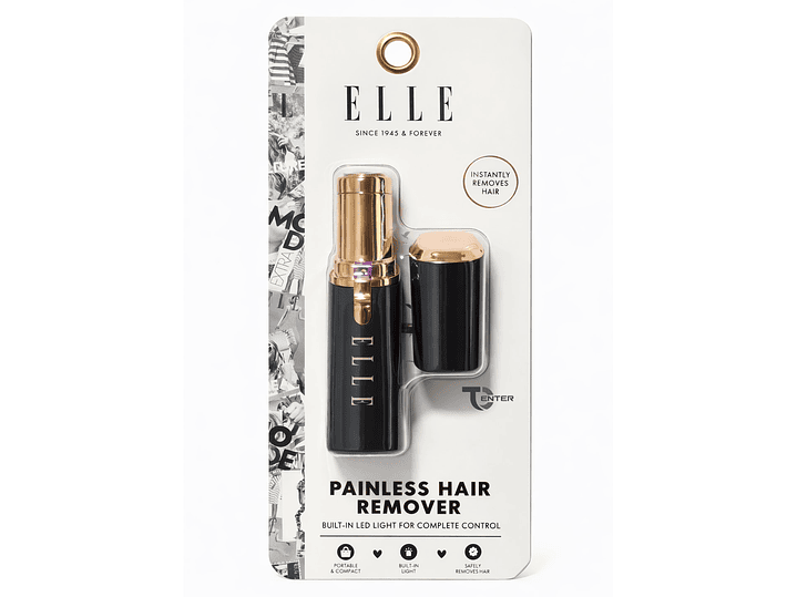 Depiladora de Vello Facial Sin Dolor Elle EL027 Negro 4