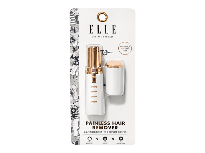 Depiladora de Vello Facial Sin Dolor Elle EL027 Blanco 4