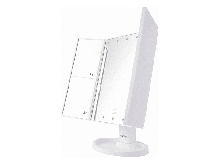 Espejo Plegable Vivitar Aumento 1x2x3x 22 Led MR1307 5