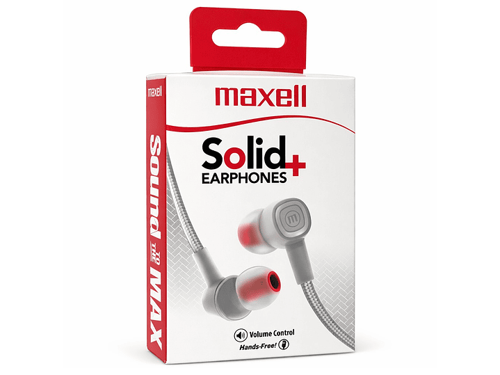 Audífonos Maxell Manos Libres SIN-8 Solid Jack 3.5mm Blanco 2
