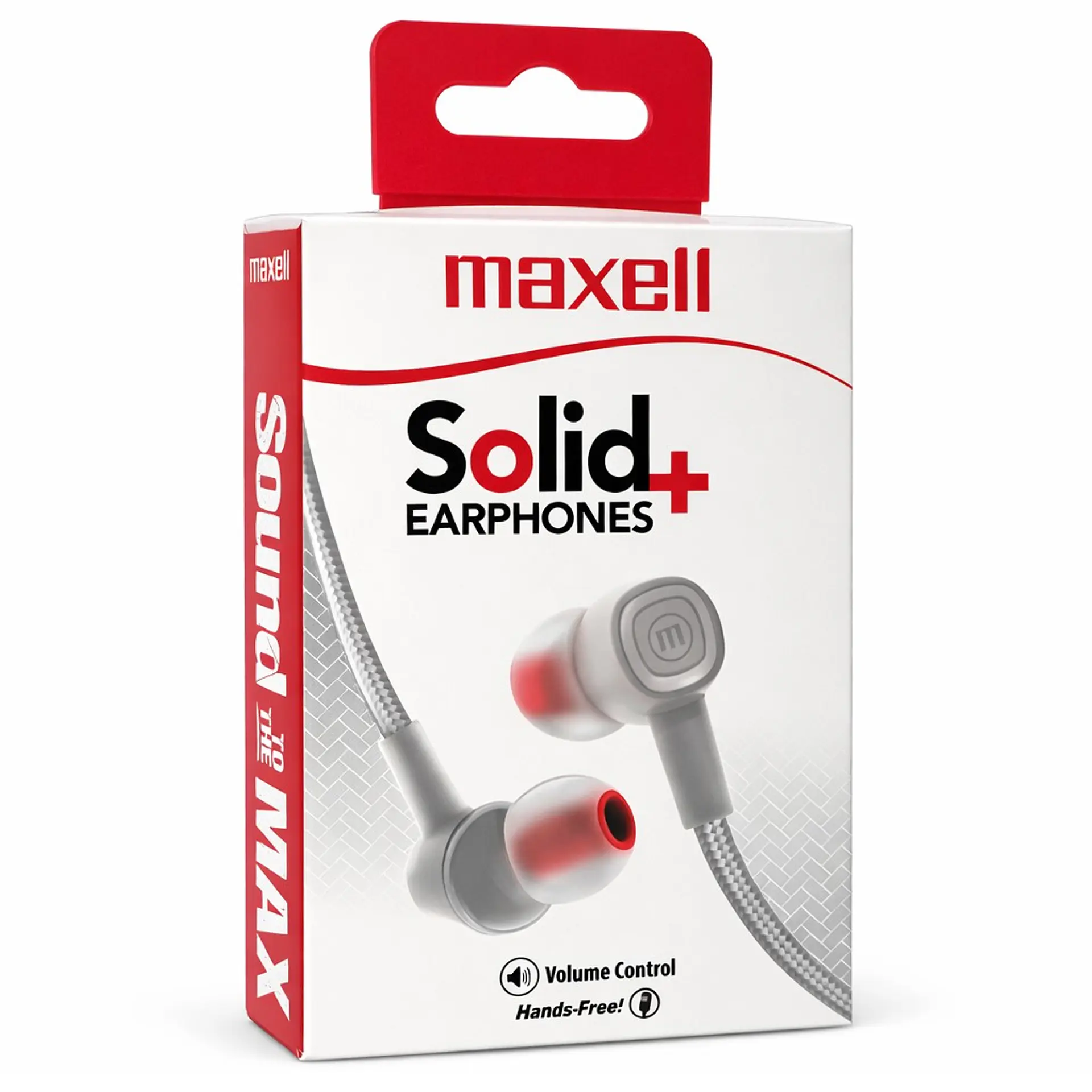 Audífonos Maxell Manos Libres SIN-8 Solid Jack 3.5mm Blanco 2