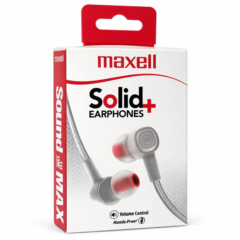 Audífonos Maxell Manos Libres SIN-8 Solid Jack 3.5mm Blanco 2