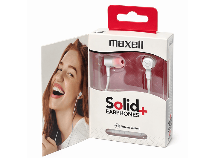 Audífonos Maxell Manos Libres SIN-8 Solid Jack 3.5mm Blanco 4