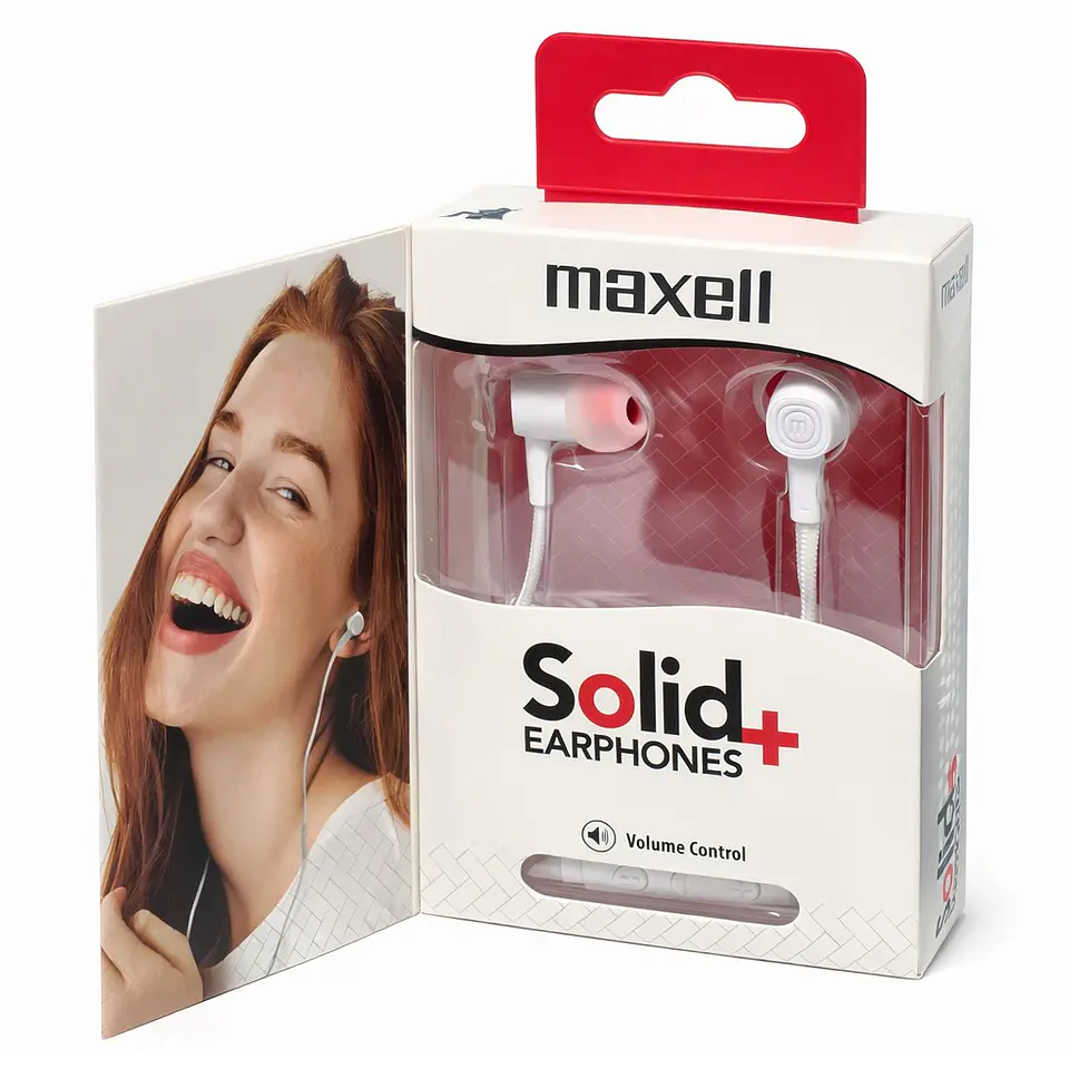 Audífonos Maxell Manos Libres SIN-8 Solid Jack 3.5mm Blanco 4