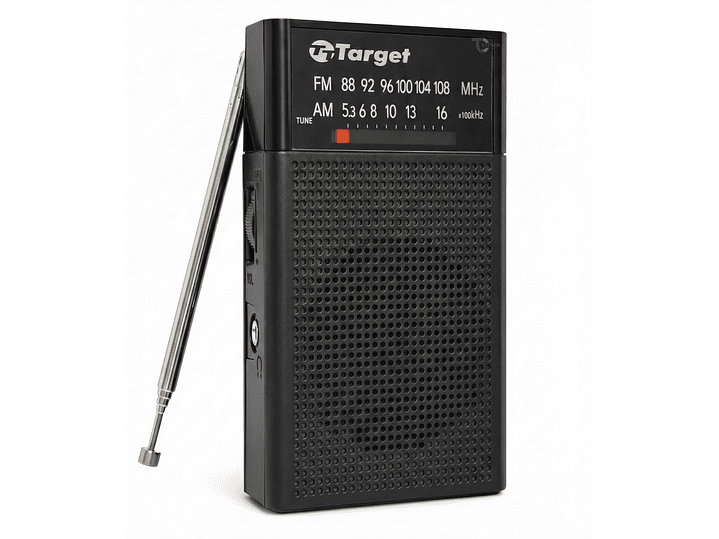 Radio Portátil Target TT-CF11 AM/FM Compacta 2 Bandas 1