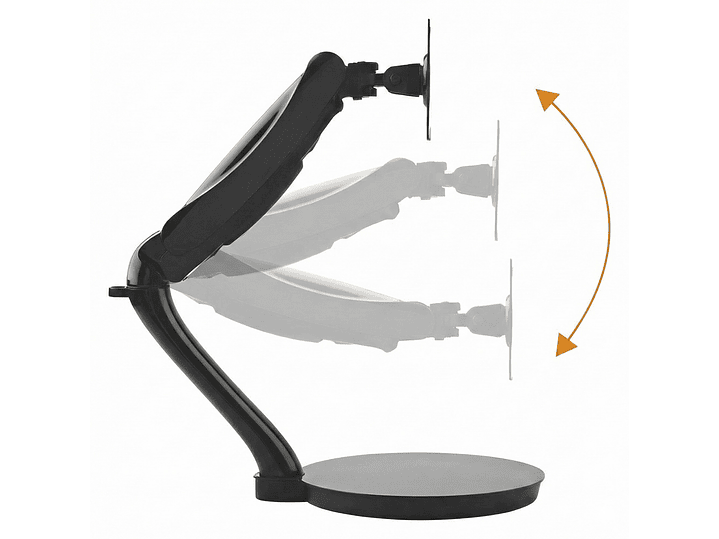 Soporte Monitor Macrotel 13 a 27 Base Hidráulica Articulada 4