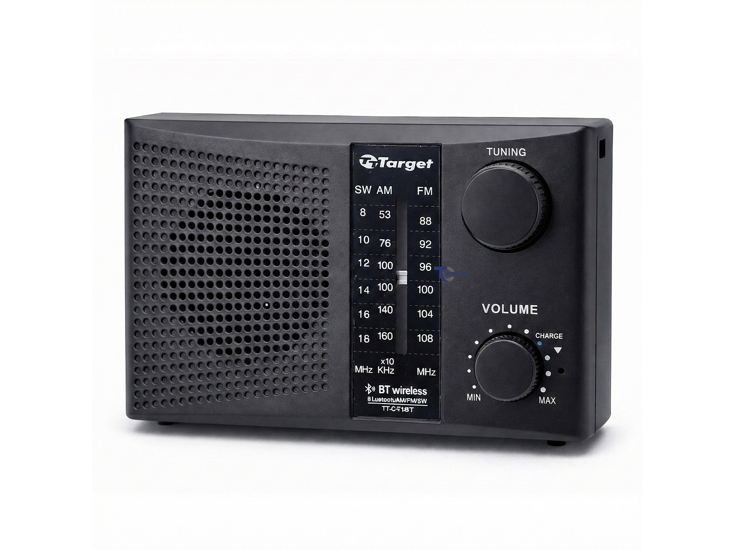 Radio Portátil BT Target TT-CF15BT 3 Bandas USB SD Recargable 2