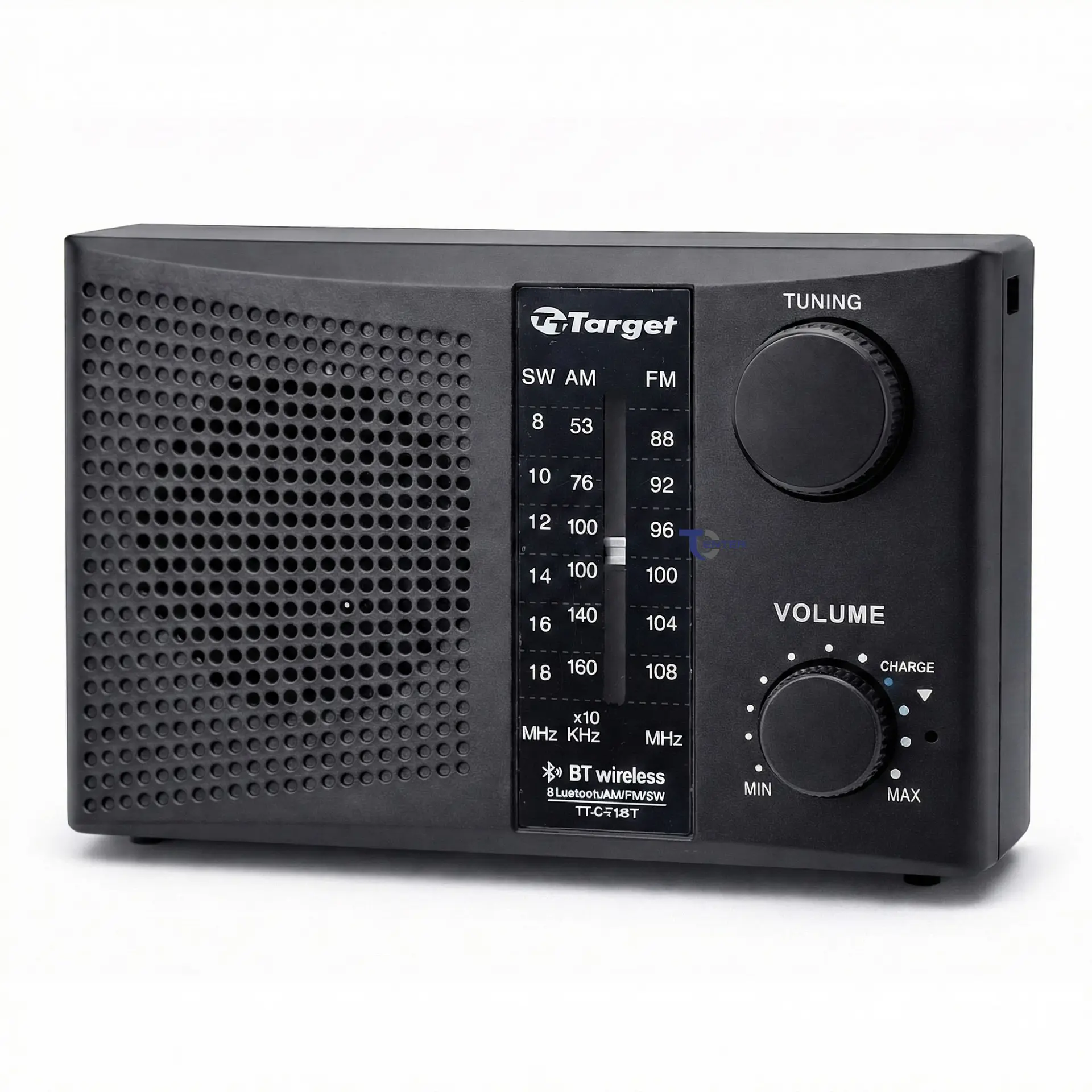 Radio Portátil BT Target TT-CF15BT 3 Bandas USB SD Recargable 2