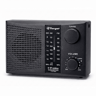 Radio Portátil BT Target TT-CF15BT 3 Bandas USB SD Recargable