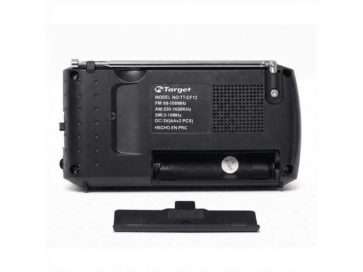 Radio Portátil Target TT-CF12 AM/FM/SW Compacta 3 Bandas 6