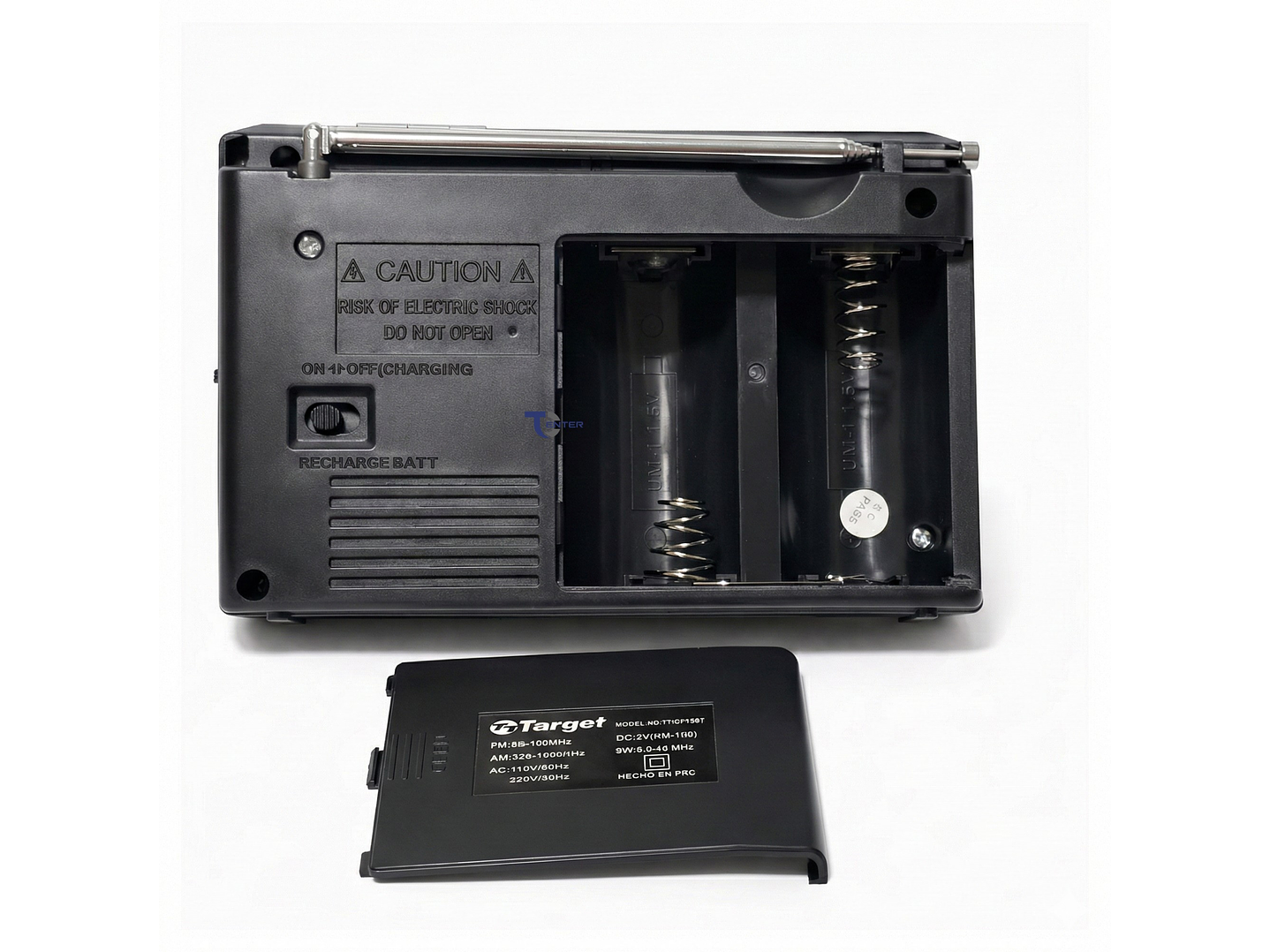 Radio Portátil BT Target TT-CF15BT 3 Bandas USB SD Recargable 3