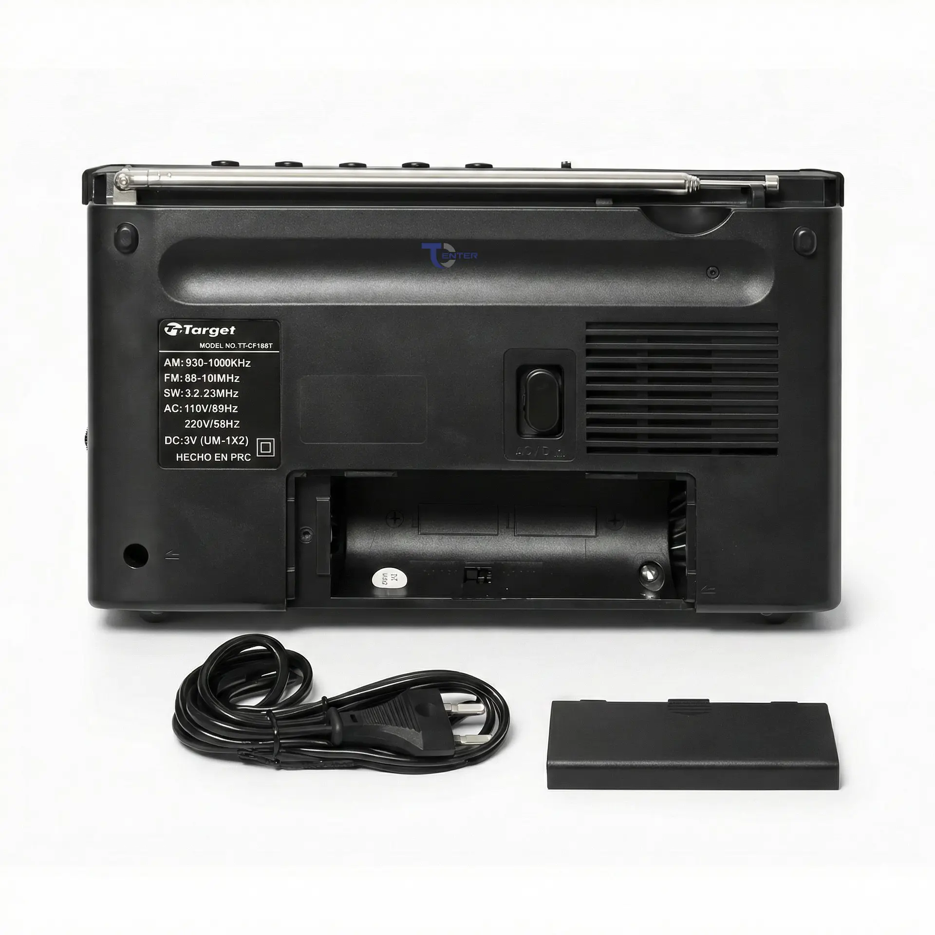 Radio Portátil BT Target TT-CF18BT 4 Bandas USB SD Recargable 4