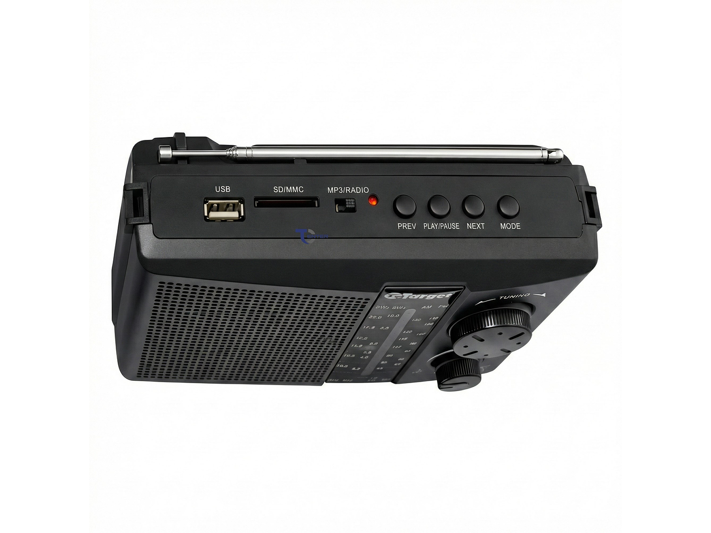 Radio Portátil BT Target TT-CF18BT 4 Bandas USB SD Recargable 5