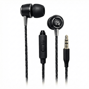 Audífonos Maxell Classic Buds con Mic CEB-B 3.5mm Metálicos