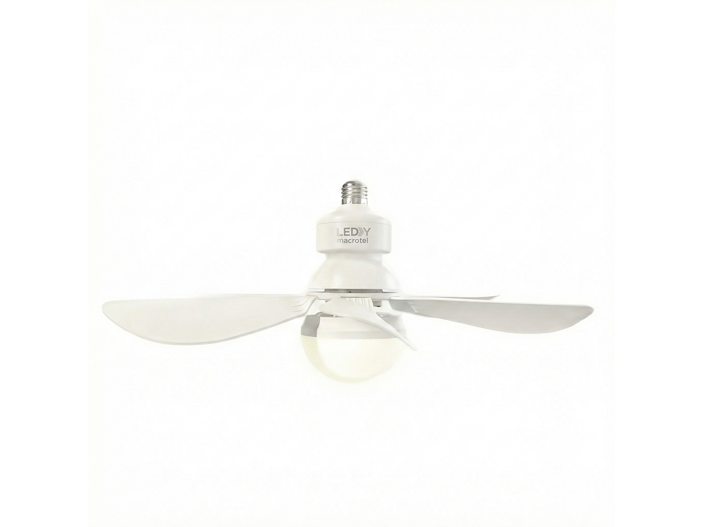 Lampara Con Ventilador LEDBY Macrotel e27 LB-VA60 1