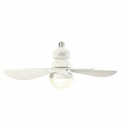 Lampara Con Ventilador LEDBY Macrotel e27 LB-VA60