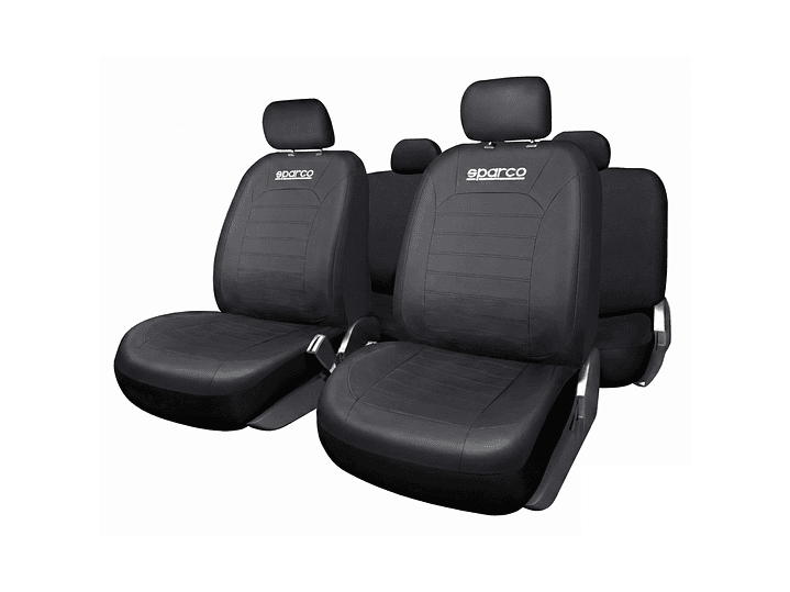 Fundas Cubre Asiento Sparco PVC Negro SPS404PVCBK 1