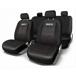 Fundas Cubre Asiento Sparco PVC Negro SPS405PVCRD