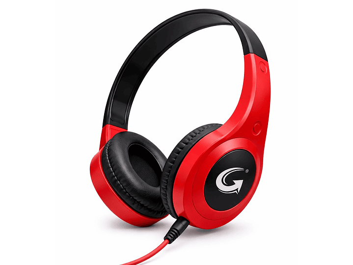 Audífono Cableados Digilife DGL-450023 Sin Mic 3.5mm Rojo 1