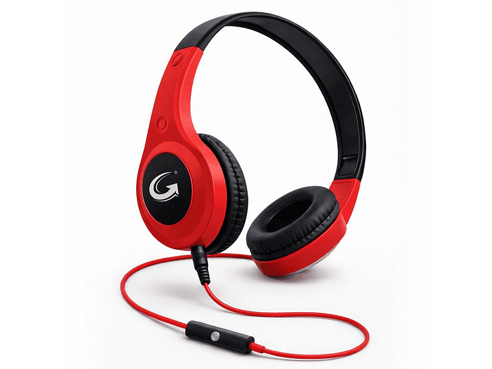 Audífono Cableados Digilife DGL-450025 3.5mm Rojo 4