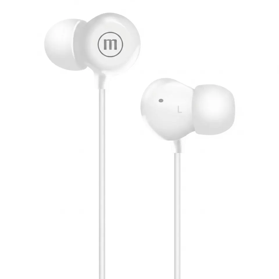 Audífonos Maxell INBAX USB-C Con Mic In Ear Tipo C Blanco 2