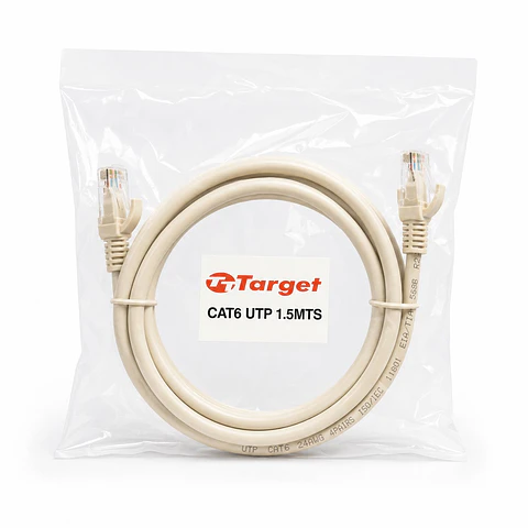 Cable de Red Target 1.5 mts Patch Cord UTP Cat 6
