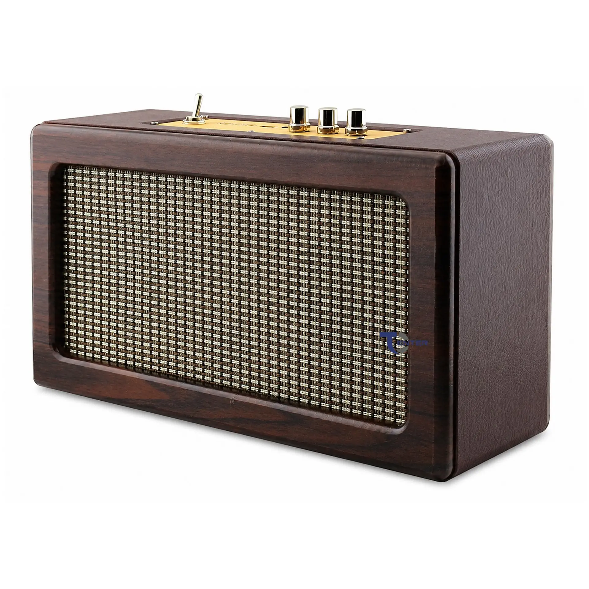 Parlante BT Retro Dblue 30w Inalámbrico DBRP273 Café 1
