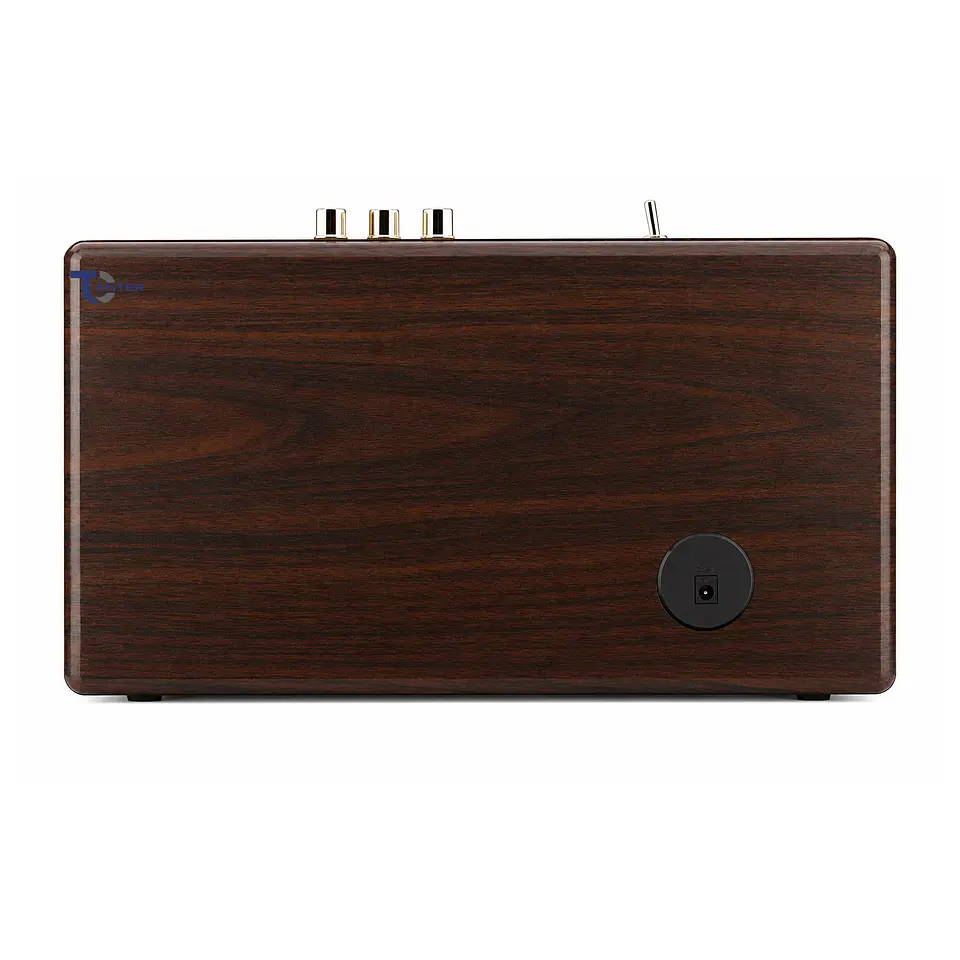 Parlante BT Retro Dblue 30w Inalámbrico DBRP273 Café 4