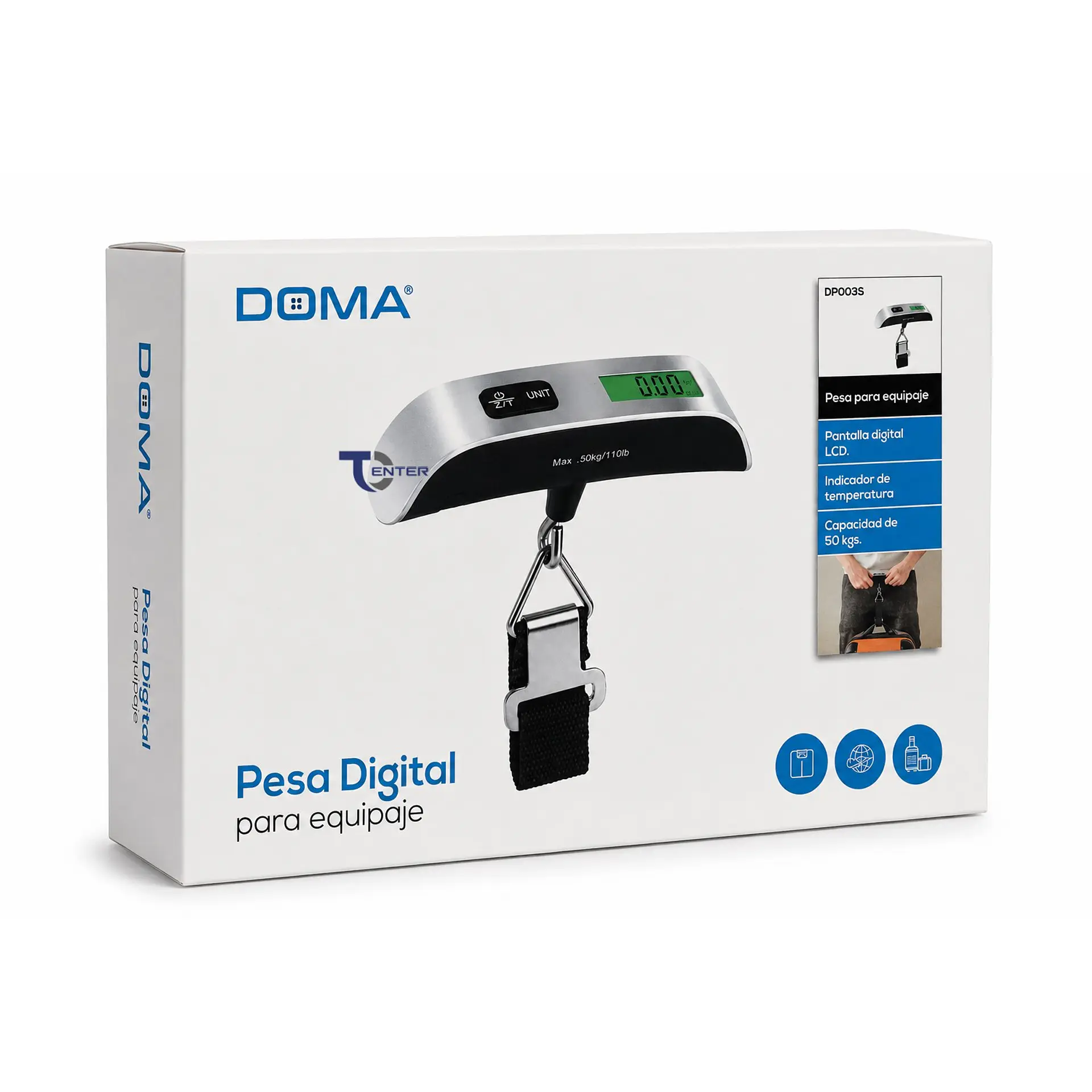Pesa Balanza Digital Viajes Doma DM0035 50kg 5