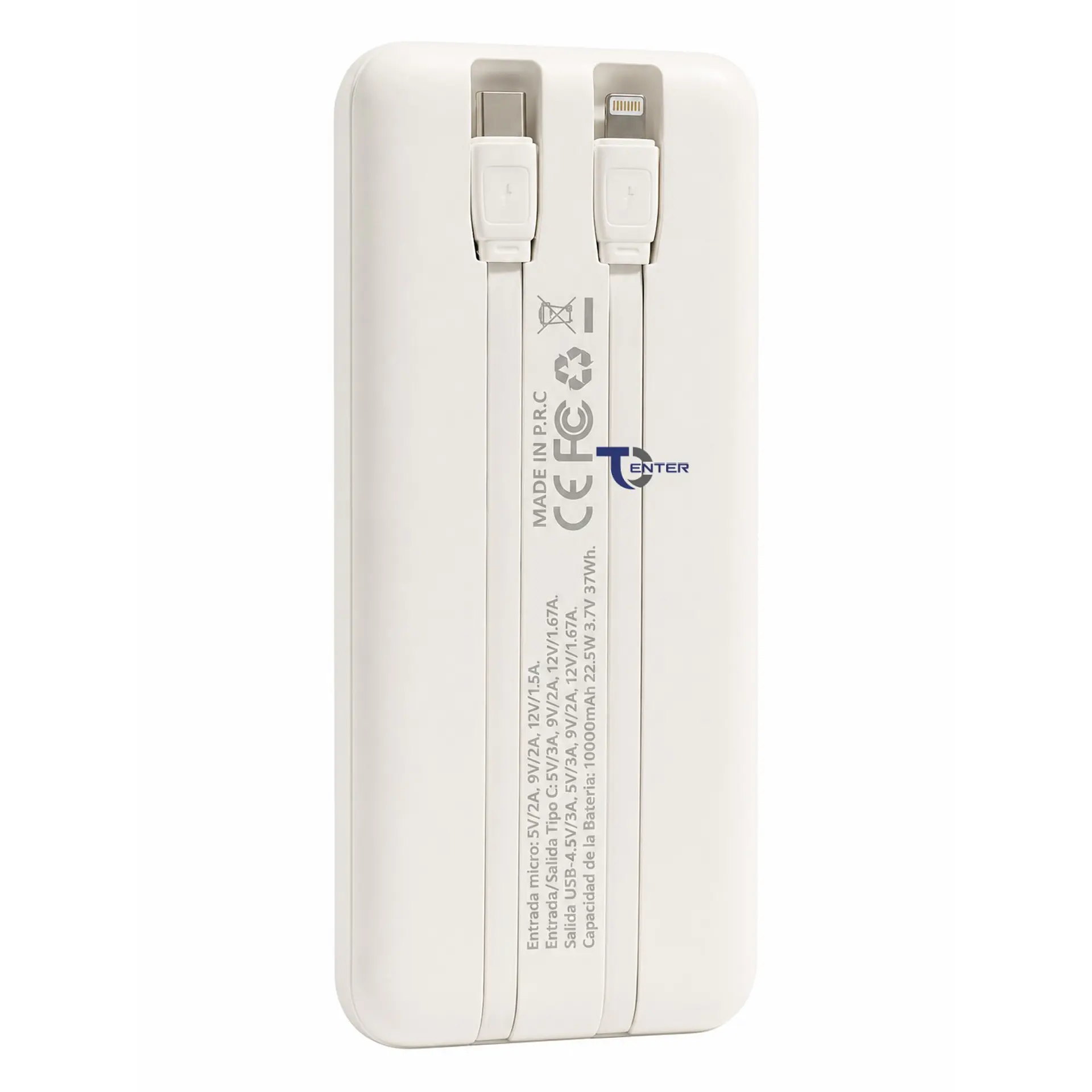 Batería Portátil Powerbank 10.000 Tecnolab 22.5w TL538W 2
