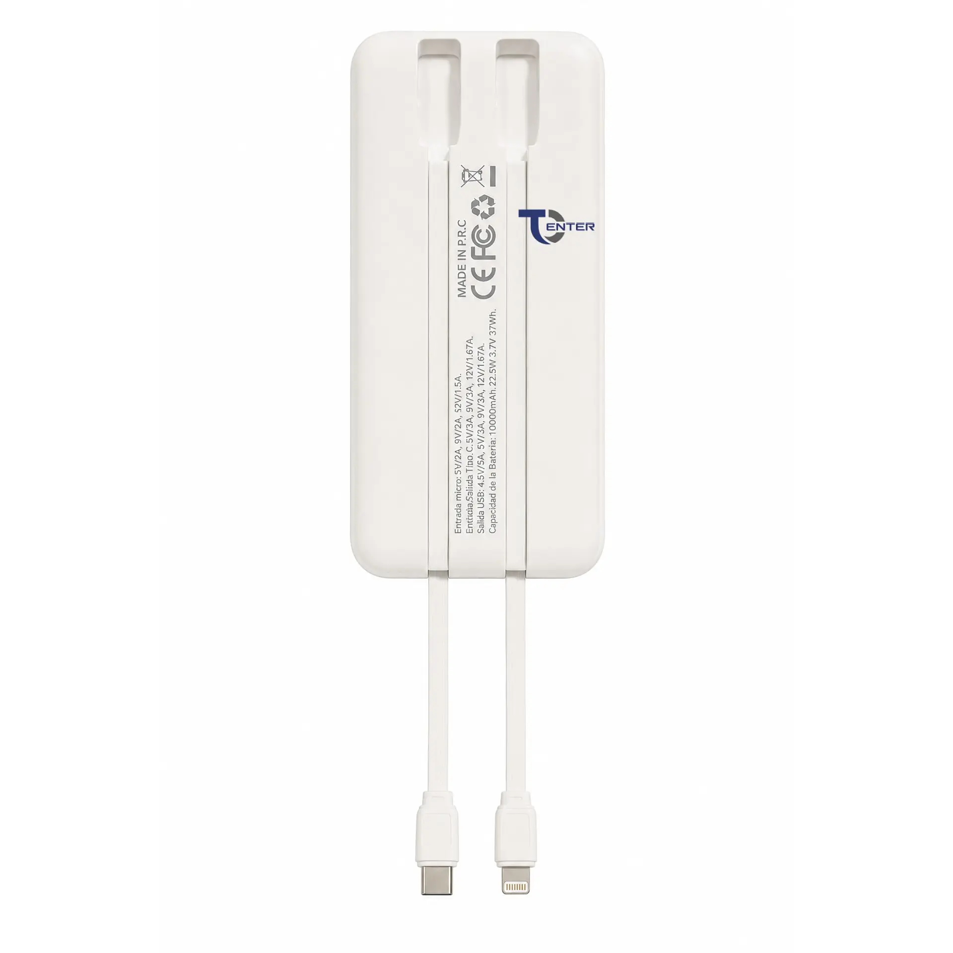 Batería Portátil Powerbank 10.000 Tecnolab 22.5w TL538W 4