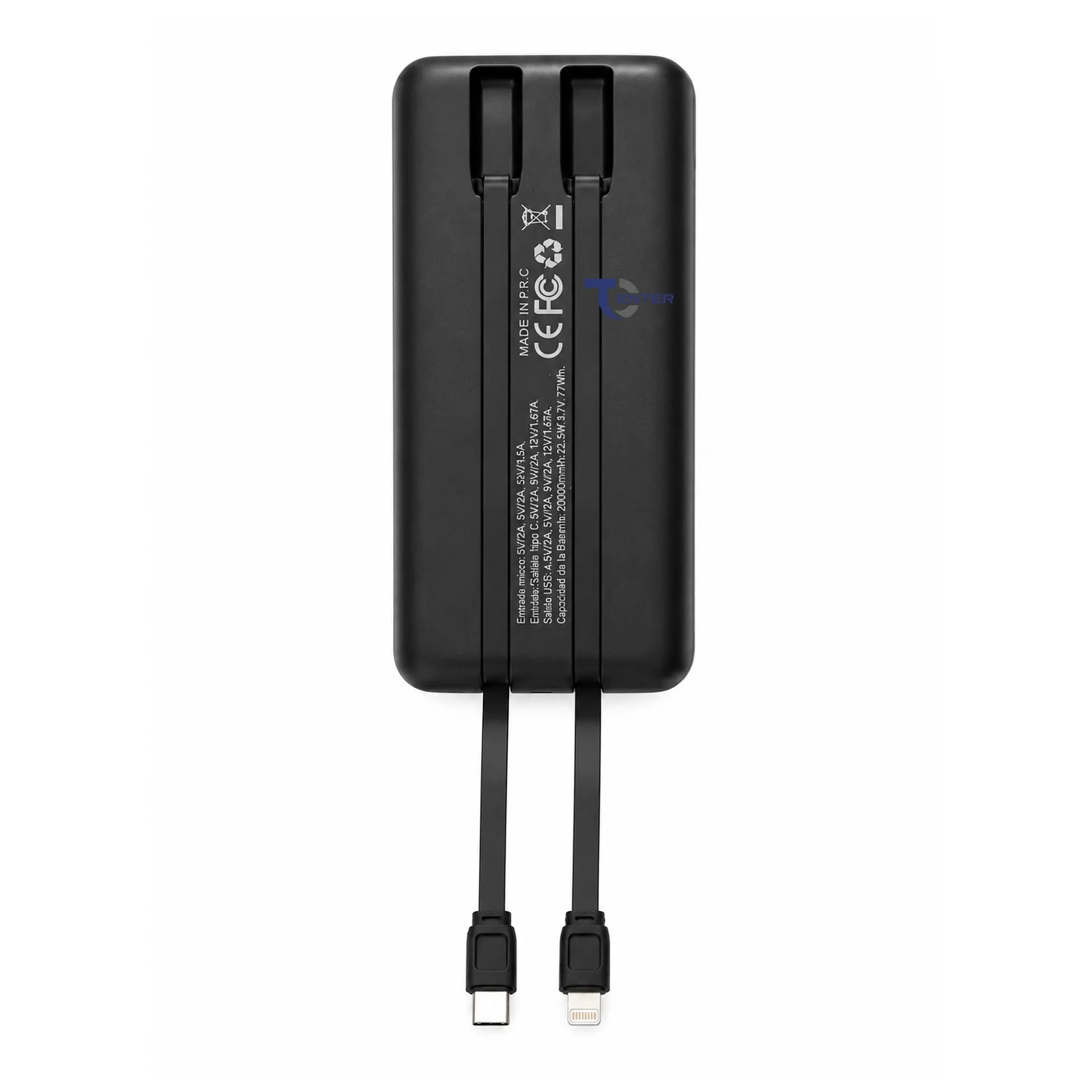 Batería Portátil Powerbank 20.000 Tecnolab 22.5w TL539BK 3