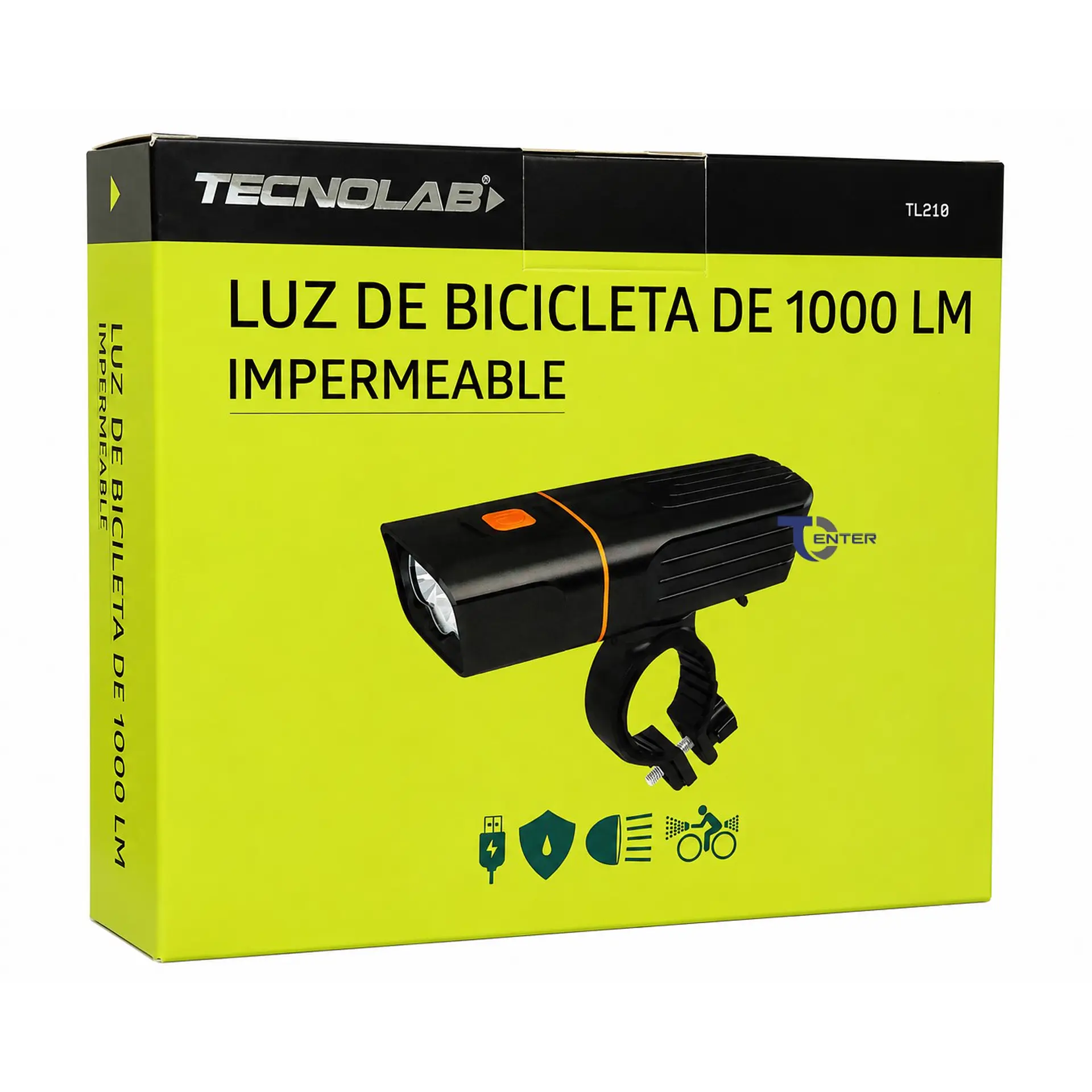 Set Luces para Bicicletas Led Tecnolab TL210 1000lm 11