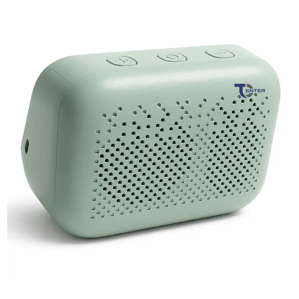 Reloj Despertador Parlante BT Lenovo TS13 Verde 2