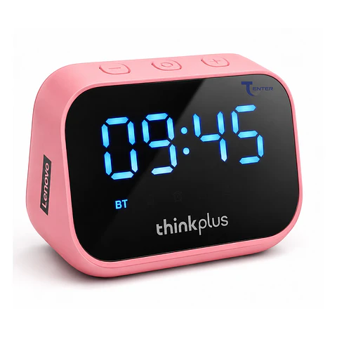 Reloj Despertador Parlante BT Lenovo TS13 Rosado
