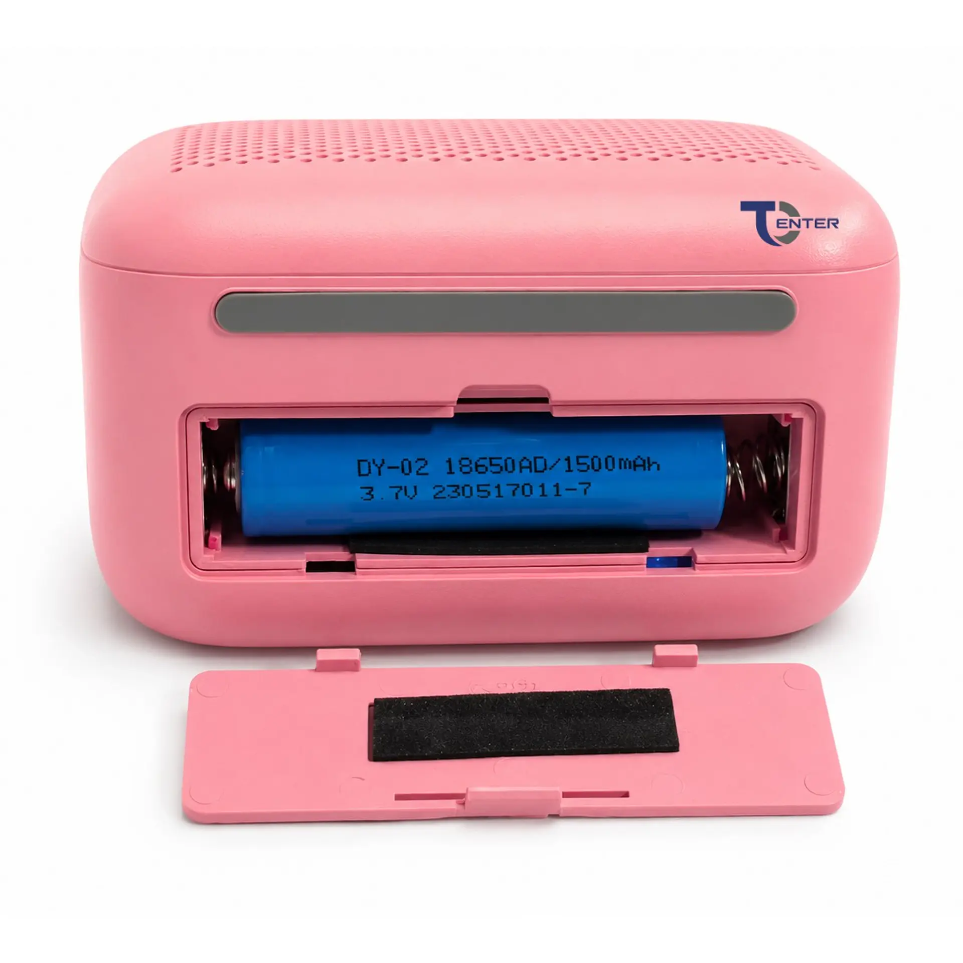 Reloj Despertador Parlante BT Lenovo TS13 Rosado 3
